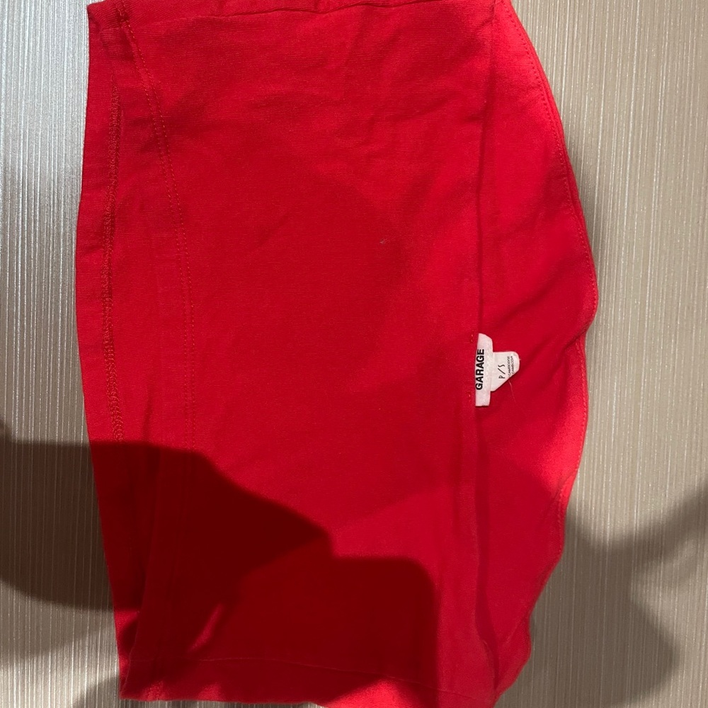 Small Red Tube Top - Picture 2 of 2